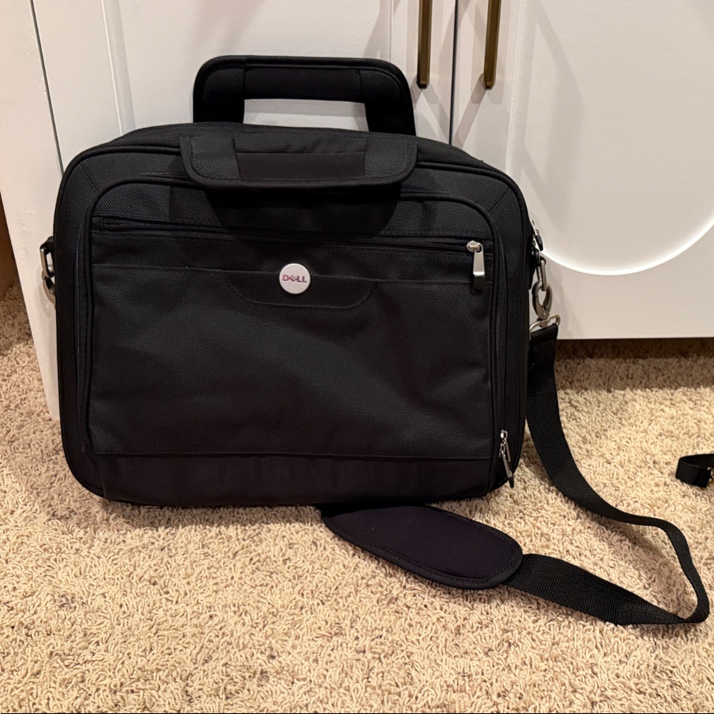 Dell Black Laptop Bag with Shoulder Strap